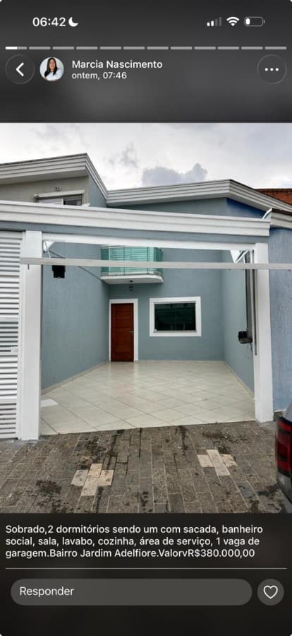 Casa / Sobrado para Venda em São Paulo, Jardim Adelfiore, 2 dormitórios, 2 banheiros, 1 vaga